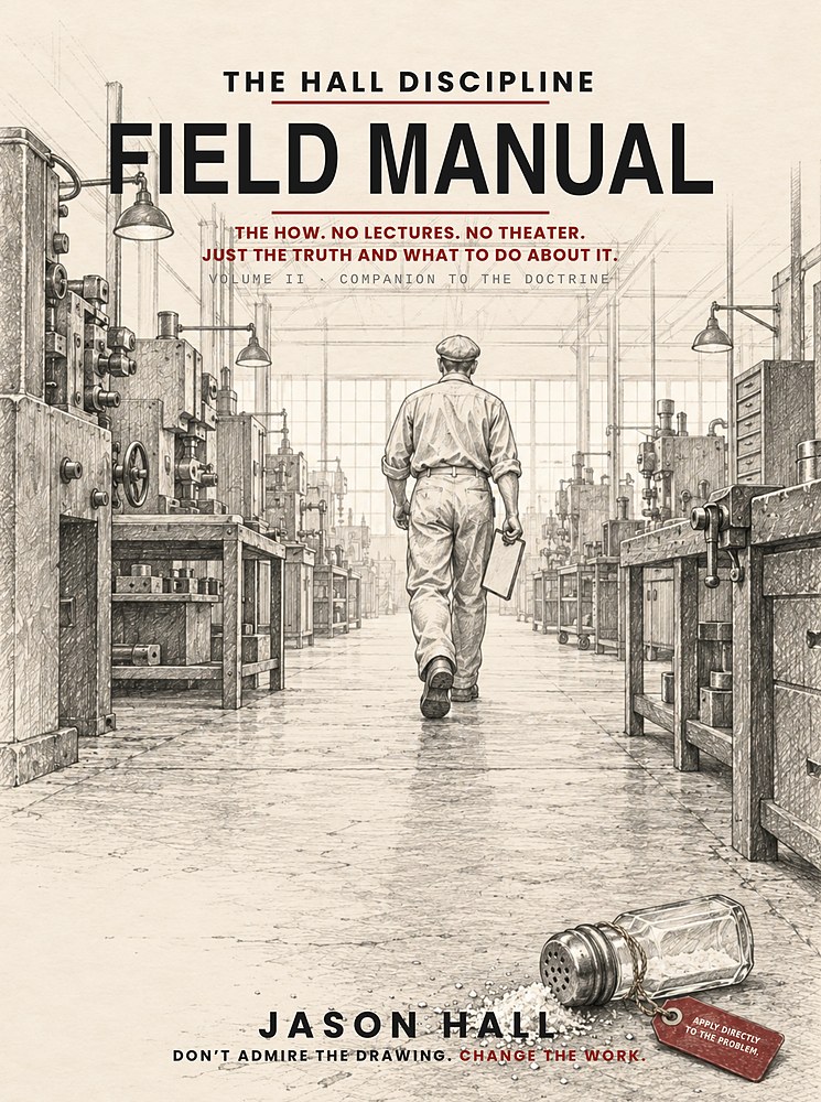 Front cover of The Hall Discipline, Volume II — Field Manual, by Jason Hall