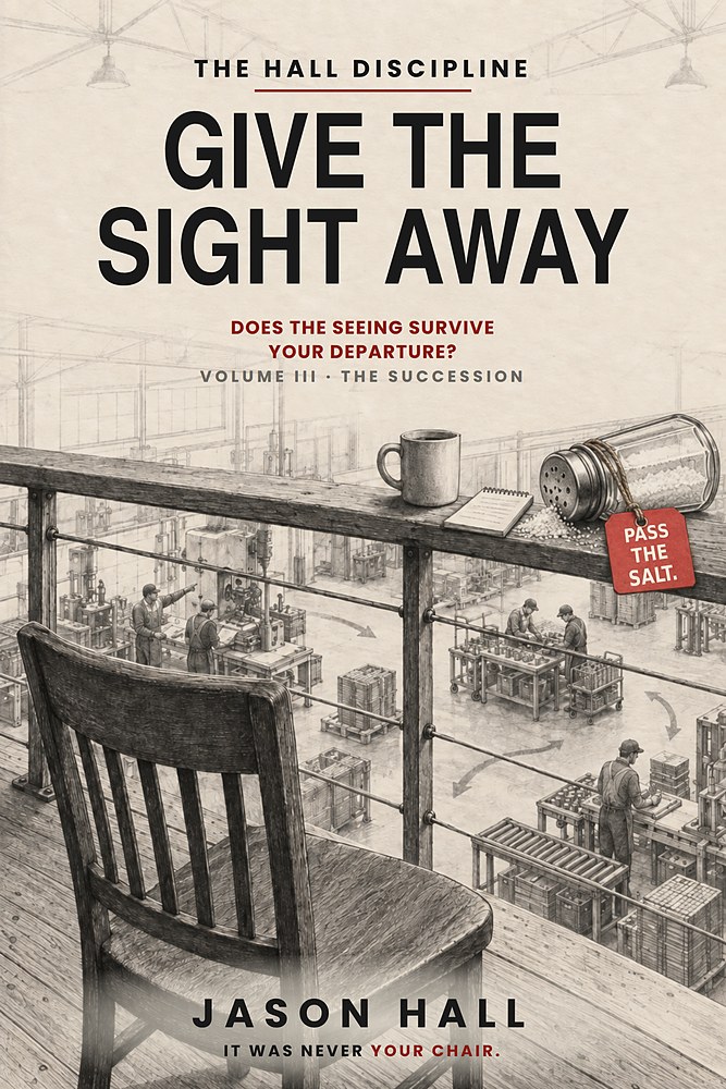 Front cover of The Hall Discipline, Volume III — Give the Sight Away, by Jason Hall